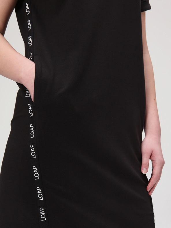 Loap Čierne dámske šaty LOAP Ewelina