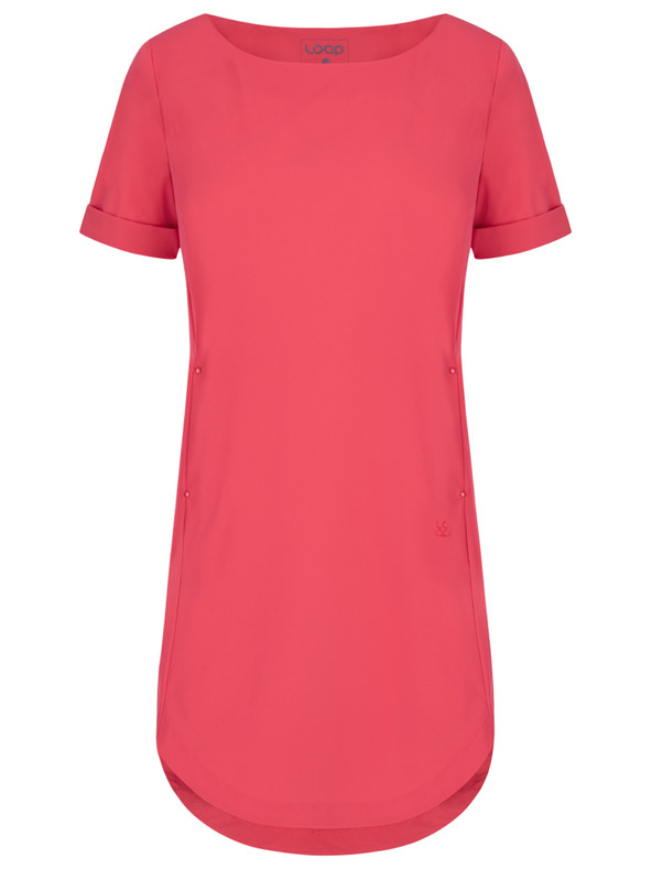 Loap Tmavoružové dámske šaty LOAP Ubakala