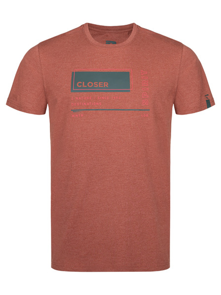 Loap Cihlové pánske tričko LOAP Bomel