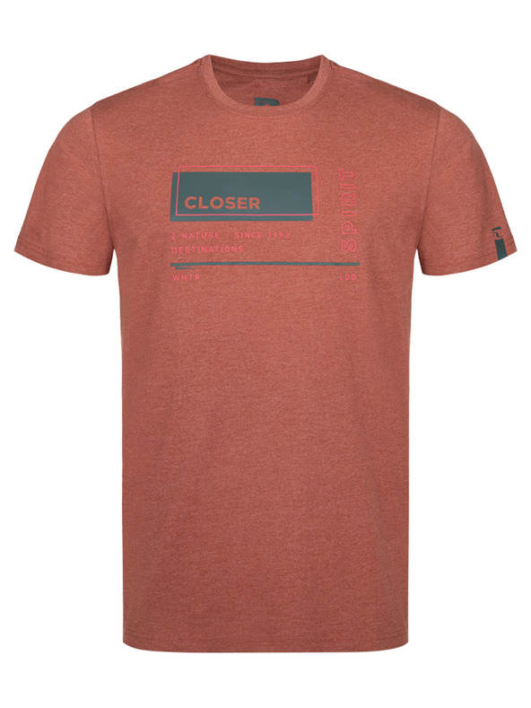 Loap Cihlové pánske tričko LOAP Bomel