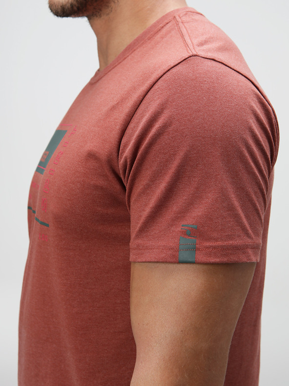 Loap Cihlové pánske tričko LOAP Bomel