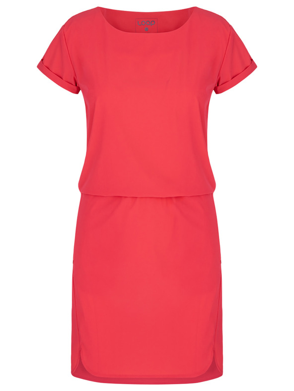 Loap Tmavoružové dámske letné šaty LOAP UBULINA