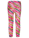 Loap Tmavoružové dievčenské vzorované legíny LOAP BYKALA