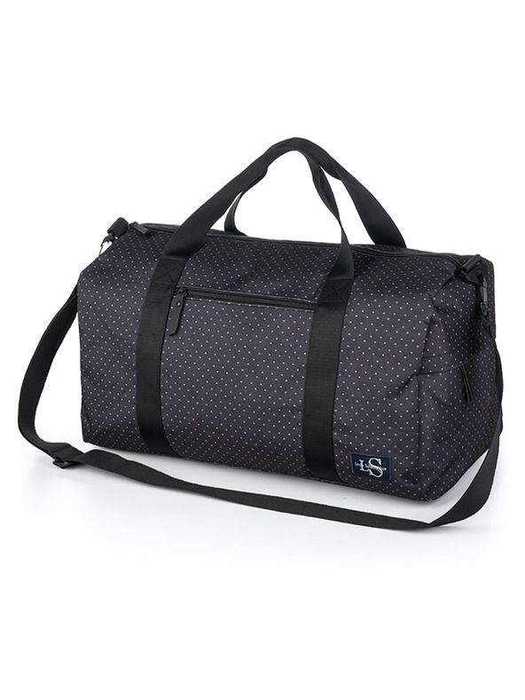 Loap Čierna dámska bodkovaná športová taška LOAP REVCA