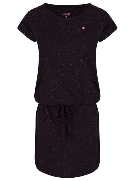 Loap Tmavomodré dámske letné šaty LOAP BURGET