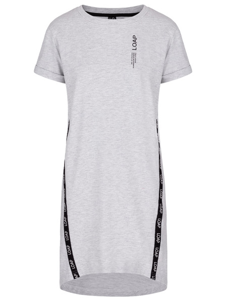 Loap Šedé dámske šaty LOAP Ewelina