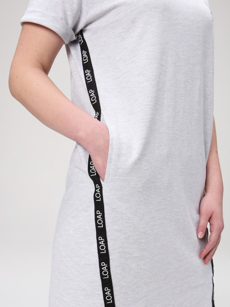 Loap Šedé dámske šaty LOAP Ewelina