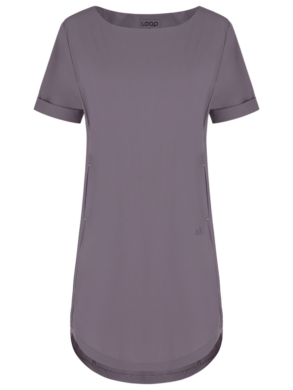 Loap LOAP Ubakala Šedé dámske šaty