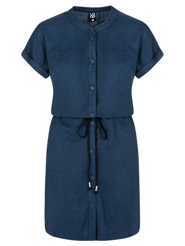 Loap Tmavomodré dámske šaty LOAP Nella