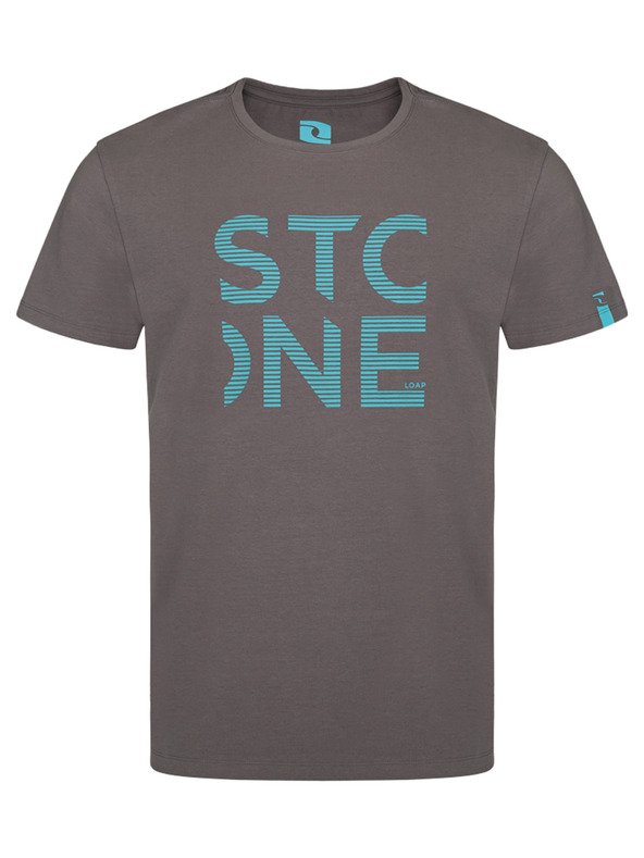 Loap Šedé pánske tričko LOAP Aldom
