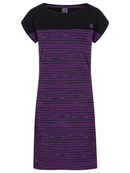 Loap Čiernofialové dámske šaty LOAP Abyss