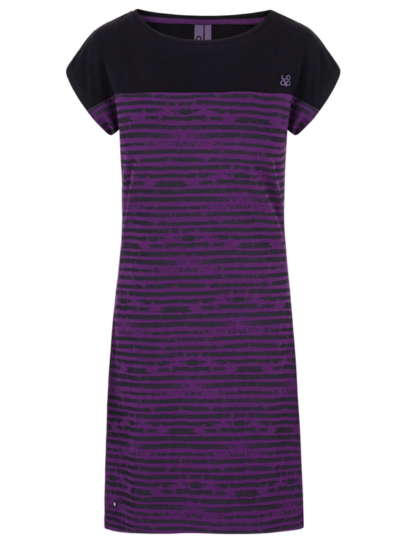 Loap Čiernofialové dámske šaty LOAP Abyss