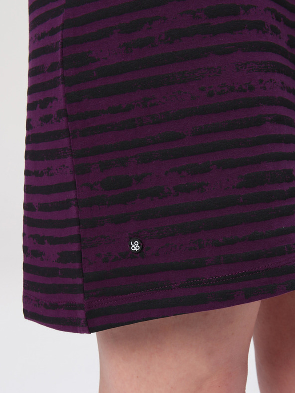 Loap Čiernofialové dámske šaty LOAP Abyss