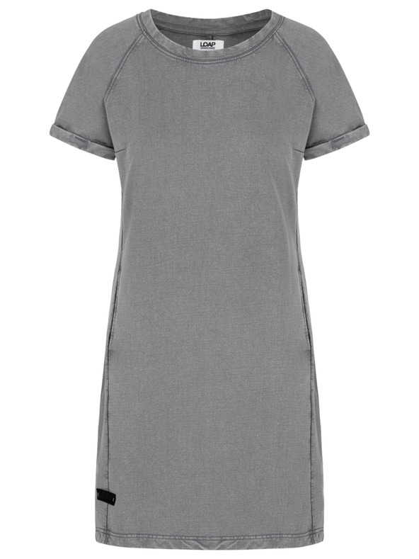 Loap Šedé dámske šaty LOAP Delena
