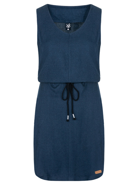 Loap Tmavomodré dámske šaty LOAP Necla