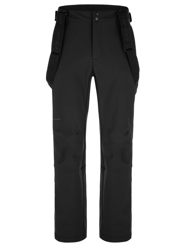 Loap Čierne pánske lyžiarske softshellové nohavice LOAP Lupnar