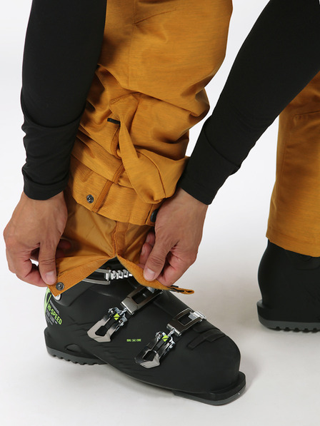 Loap Horčicové pánske lyžiarske nohavice LOAP Lawo