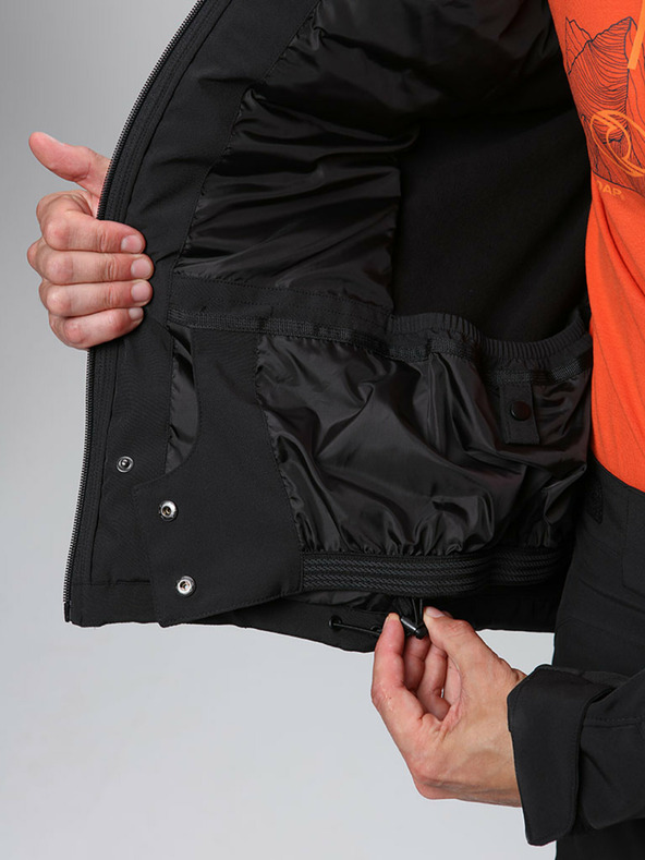 Loap Pánska lyžiarska bunda LOAP LUHEL Čierna/tmavosivá