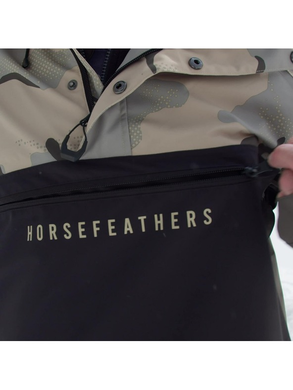 Horsefeathers Donnie Bunda Horsefeathers - čierna