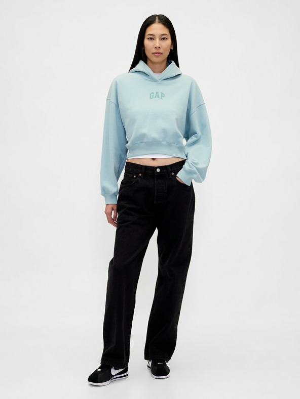 GAP Mikina s kapucňou Logo Cropped GAP