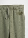 GAP Detské tepláky fleece logo army GAP