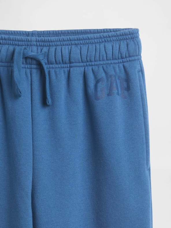 GAP Detské tepláky fleece logo army GAP