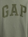GAP Detská mikina s logom a fleece GAP