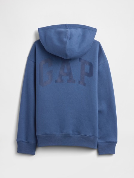 GAP Detská mikina s logom a fleece GAP