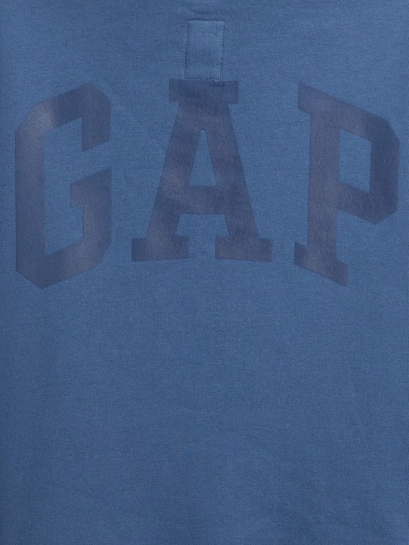 GAP Detská mikina s logom a fleece GAP