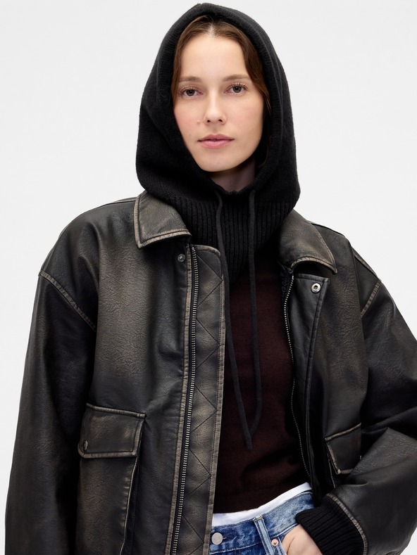 GAP Pletený nákrčník s kapucňou CashSoft GAP