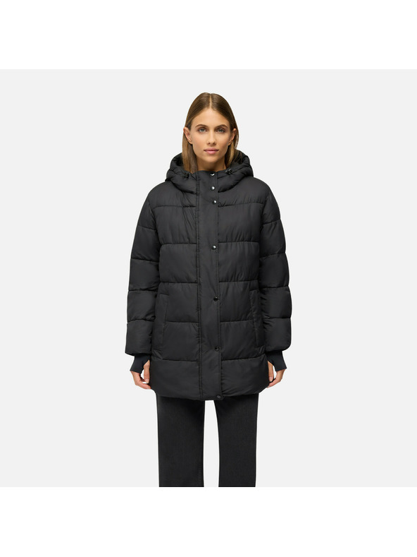 Geox Čierna dámska páperová bunda Geox Spherica