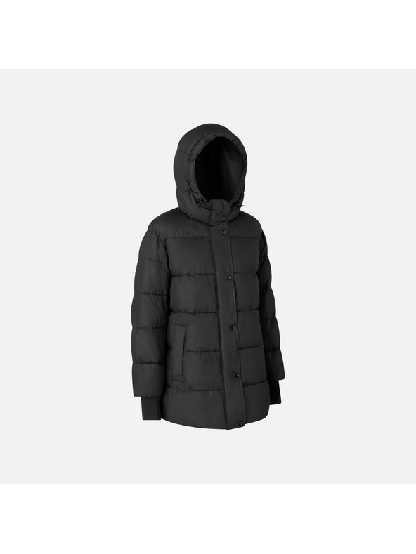 Geox Čierna dámska páperová bunda Geox Spherica