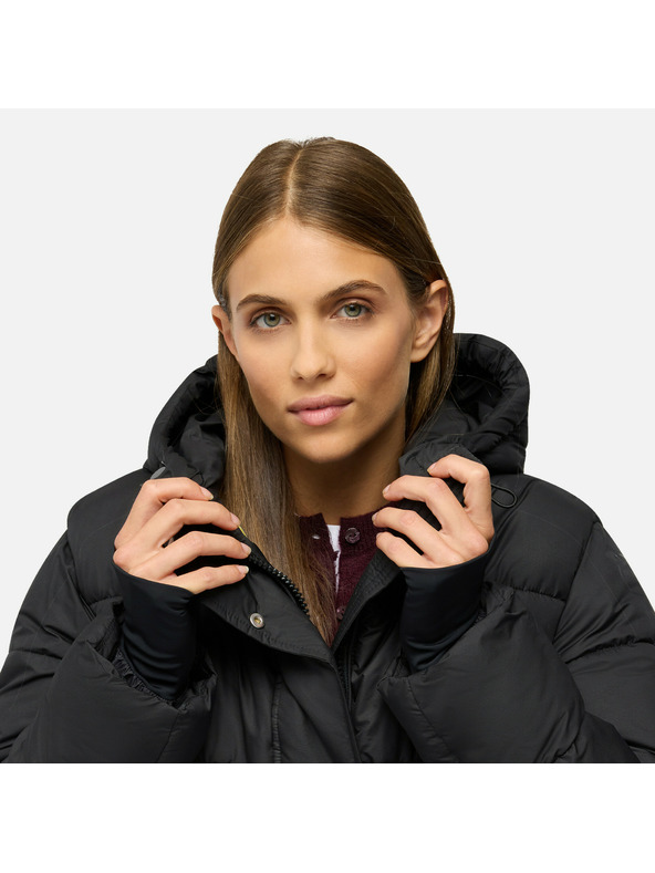 Geox Čierna dámska páperová bunda Geox Spherica