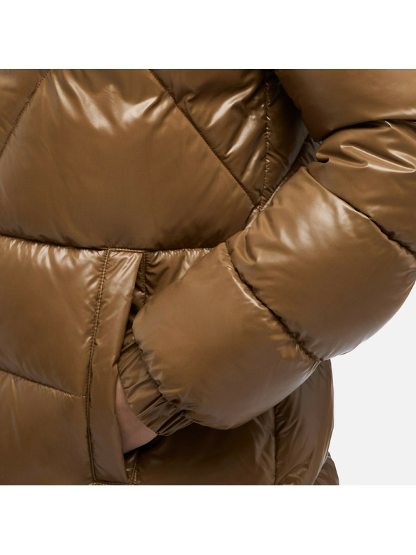 Geox Hnedá dámska parka Geox Backsie