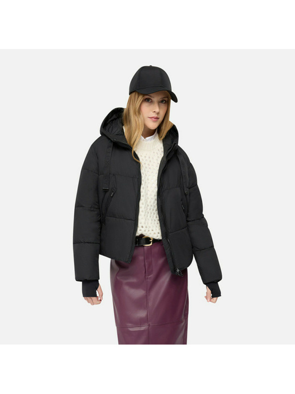 Geox Čierna dámska bunda Geox Spherica