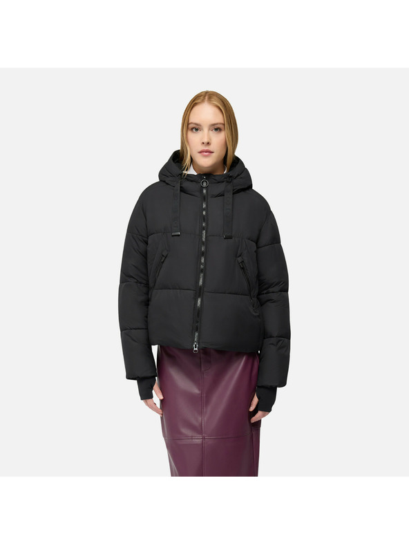 Geox Čierna dámska bunda Geox Spherica