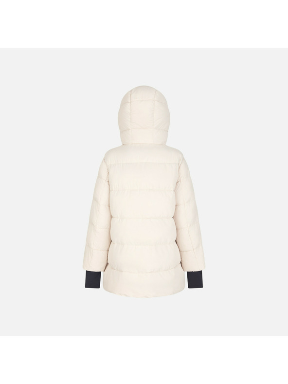 Geox Krémová dámska páperová bunda Geox Spherica