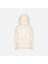 Geox Krémová dámska páperová bunda Geox Backsie
