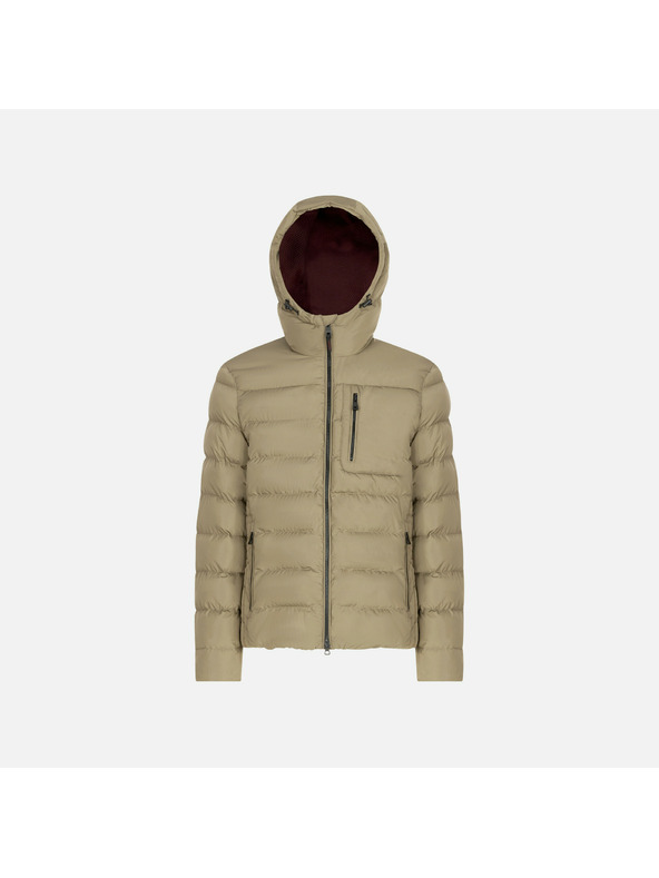 Geox Béžová pánska páperová bunda Geox Snake