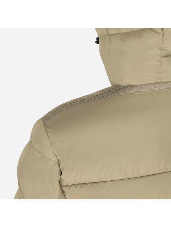 Geox Béžová pánska páperová bunda Geox Snake