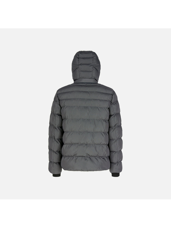 Geox Sivá pánska páperová bunda Geox Leitan