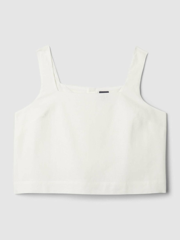 GAP Ľanový crop top GAP