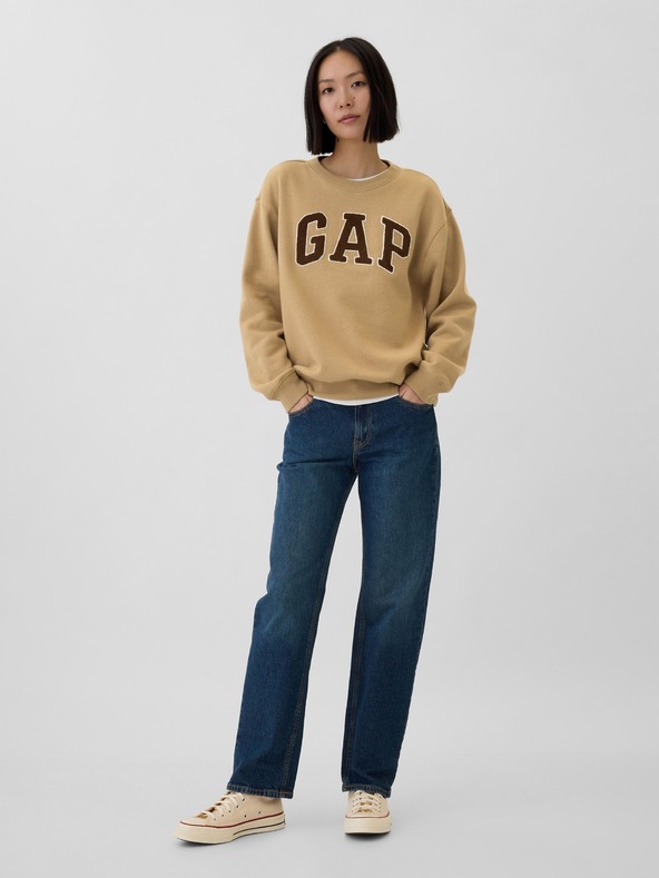 GAP Oversize mikina s logom GAP