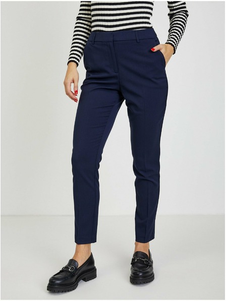 Orsay Tmavomodré dámske nohavice ORSAY