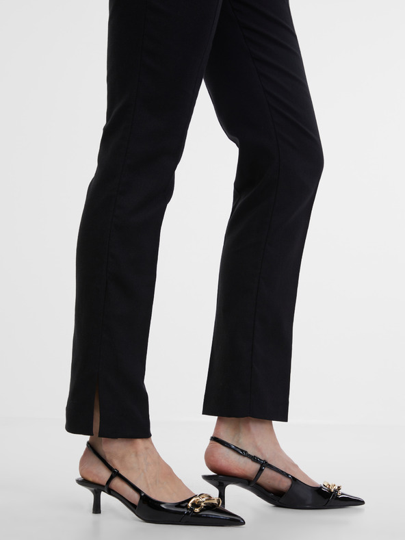 Orsay Čierne dámske nohavice ORSAY