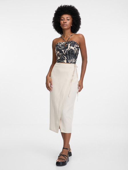 Orsay Béžová dámska sukňa ORSAY