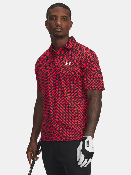 Under Armour Pánske tričko Under Armour UA T2G Printed Polo-RED