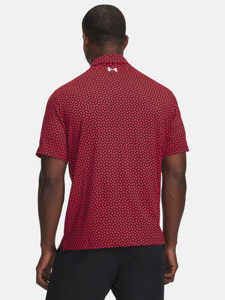 Under Armour Pánske tričko Under Armour UA T2G Printed Polo-RED
