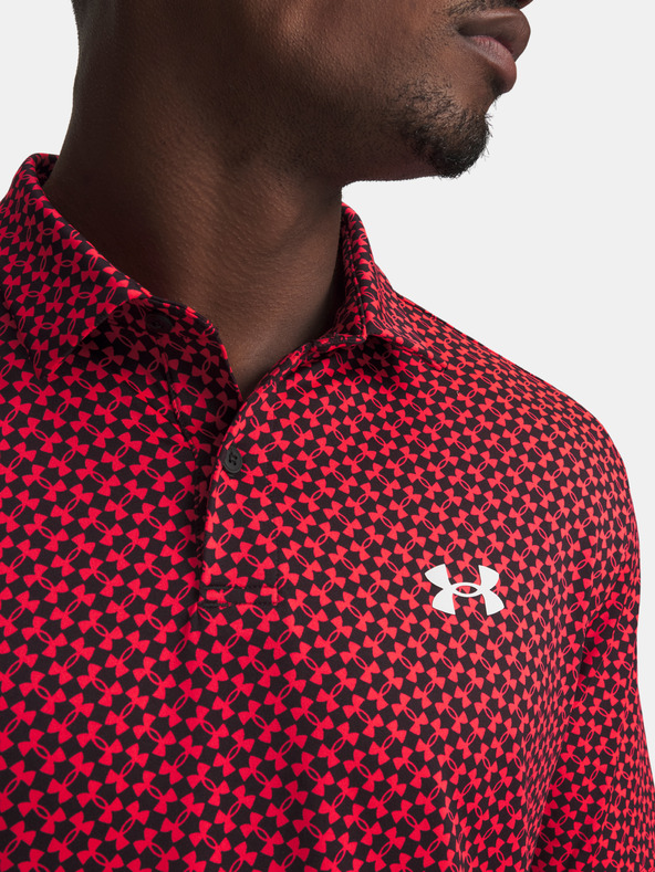 Under Armour Pánske tričko Under Armour UA T2G Printed Polo-RED
