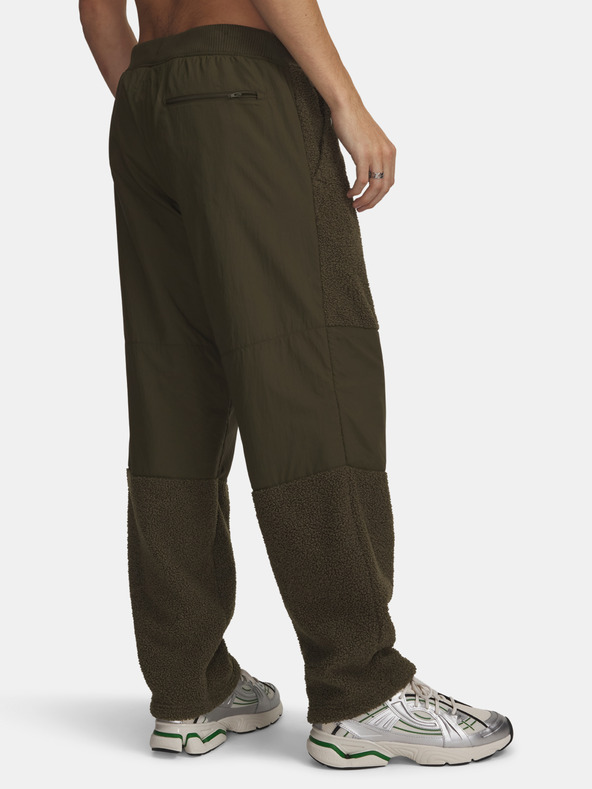 Under Armour Pánske športové nohavice Under Armour UA High Pile Fleece Pants-GRN